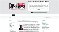 Desktop Screenshot of portaldejornalismo-sul.espm.br