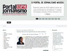Tablet Screenshot of portaldejornalismo-sul.espm.br